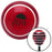 Black Work Light Red Stripe Shift Knob with M16 x 15 Insert