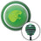 Green Panther Green Stripe Shift Knob with M16 x 15 Insert