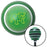 Green English Bulldog Green Stripe Shift Knob with M16 x 15 Insert