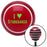 Green I 3 STUDEBAKER Red Stripe Shift Knob with M16 x 15 Insert