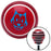 Blue Felix The Cat Smiling Red Stripe Shift Knob with M16 x 15 Insert
