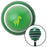 Green Deer Green Stripe Shift Knob with M16 x 15 Insert