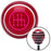 Pink 6 Speed Shift Pattern  6RDR Red Stripe Shift Knob with M16 x 15 Insert