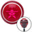 Pink Stars With Stripes Red Stripe Shift Knob with M16 x 15 Insert