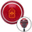 Orange 10 Sergeant Major Red Stripe Shift Knob with M16 x 15 Insert