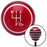 White Shift Pattern Fcking Fast Style 3n Red Stripe Shift Knob with M16 x 15 Insert