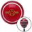 Green US Air Force Star Red Stripe Shift Knob with M16 x 15 Insert