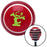 Green Felix The Cat Classic Red Stripe Shift Knob with M16 x 15 Insert