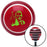 Green Middle Finger Red Stripe Shift Knob with M16 x 15 Insert
