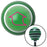 Pink Fat Empty Arrow Up Green Stripe Shift Knob with M16 x 15 Insert