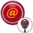 Orange  Symbol Red Stripe Shift Knob with M16 x 15 Insert