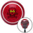 Radioactive Skull n Crossbones Red Stripe Shift Knob with M16 x 15 Insert