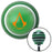 Orange Assassins Creed Green Stripe Shift Knob with M16 x 15 Insert