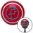 Blue Transfer Case 6 Red Stripe Shift Knob with M16 x 15 Insert