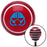 Blue Gas Mask Red Stripe Shift Knob with M16 x 15 Insert