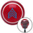 Blue Sergeant Red Stripe Shift Knob with M16 x 15 Insert