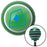 Blue Diamonds on a Card Green Stripe Shift Knob with M16 x 15 Insert
