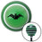 Bat Green Stripe Shift Knob with M16 x 15 Insert