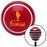 Orange Tsunami Red Stripe Shift Knob with M16 x 15 Insert