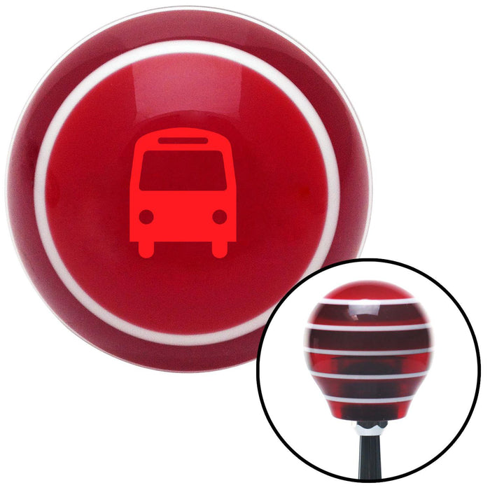 Red Bus Red Stripe Shift Knob with M16 x 15 Insert