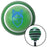 Blue Husky Green Stripe Shift Knob with M16 x 15 Insert