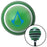 Blue Assassins Creed Green Stripe Shift Knob with M16 x 15 Insert