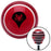 Black Specialist Red Stripe Shift Knob with M16 x 15 Insert