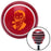 Orange Troll Dad Red Stripe Shift Knob with M16 x 15 Insert