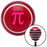 Pink Pie Red Stripe Shift Knob with M16 x 15 Insert
