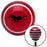 Black Mustang Red Stripe Shift Knob with M16 x 15 Insert