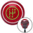 Green 4 Speed Shift Pattern  4RUR Red Stripe Shift Knob with M16 x 15 Insert