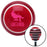 Pink Like A Boss Red Stripe Shift Knob with M16 x 15 Insert