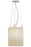 10 Inch W Cilindro Ivory Linen Painted Acrylic Led Pendant