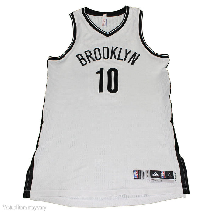 Bojan Bogdanovic Brooklyn Nets 2015-2016 Game Used #44 White Jersey 3/26- 4/11 (BKN02199 - XL)