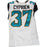 Jonathan Cyprien - Jacksonville Jaguars 2015-2016 Week 4 Game Used White #37 Jersey (10/4/2015)(219110061726)