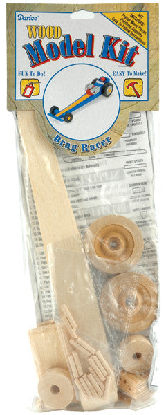 Wood Model Kit - Drag Racer