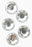 Rhinestones Round 7mm 150/Pkg-Crystal