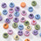 Alphabet Beads, 7mm-Multi Color Round