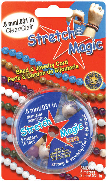 Clear Bead & Jewelry Cord - 0.8mm x 5 m
