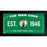 Boston Celtics Man Cave Sign 6x12 Framed Photo