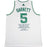 Kevin Garnett Signed Celtics Authentic White Jersey w Embroidered Stats (LE5)