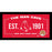 Boston Red Sox Man Cave Sign 6x12 Framed Photo With Authentic Game-Used Dirt Capsule (MLB Auth)