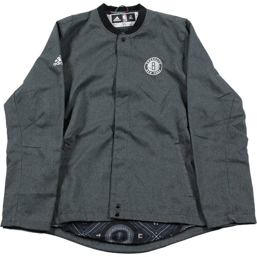Bojan Bogdanovic Brooklyn Nets 2016-2017 Game Used #44 Grey Long Sleeve Warmup Jacket (XL)