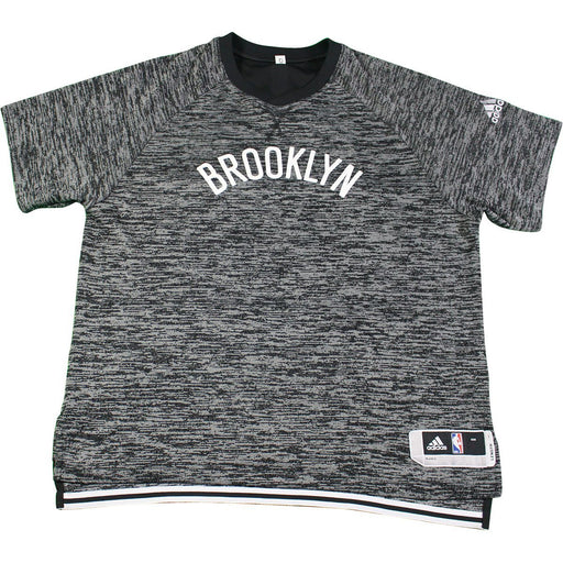 Anthony Bennett #13 Brooklyn Nets Game Used Short Sleeve Grey Shooting Shirt (XL)