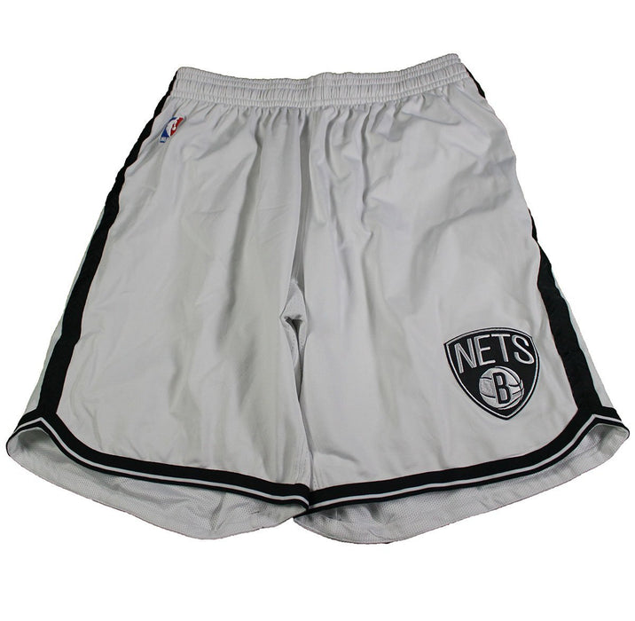 Spencer Dinwiddie Brooklyn Nets 2016-2017 Game Used #8 White Shorts (XL)