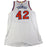 Lance Thomas New York Knicks 2016-17 Game Used #42 White Jersey (2/23/2017 @ Cleveland Cavaliers)(Size 2XL)