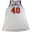 Marshall Plumlee New York Knicks 2016-17 Game Used #40 White Jersey (2/12/2017 vs. San Antonio Spurs)(Size 2XL)