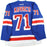 Robin Kovacs  New York Rangers 2016-2017 Pre-Season Game Used #71 Blue Jersey (Size 56)