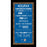 Los Angeles Dodgers Subway Sign 9.5x19 Frame w uth Dirt from Dodger Stadium.