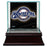 Milwaukee Brewers Glass Single Baseball Case with Team Logo Background